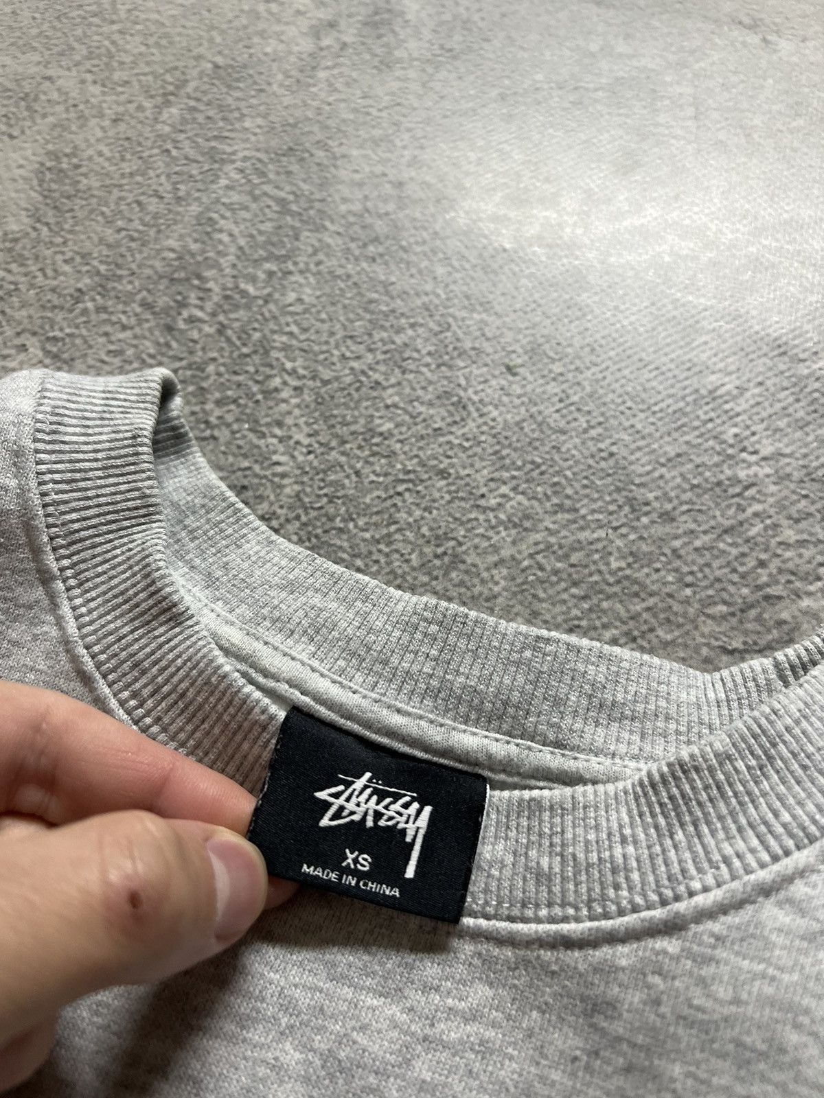 Stussy Vintage Y2k Stussy 🩶 Mini Logo Sweatshirt 00’s Size US XS / EU 42 / 0 - 7 Thumbnail