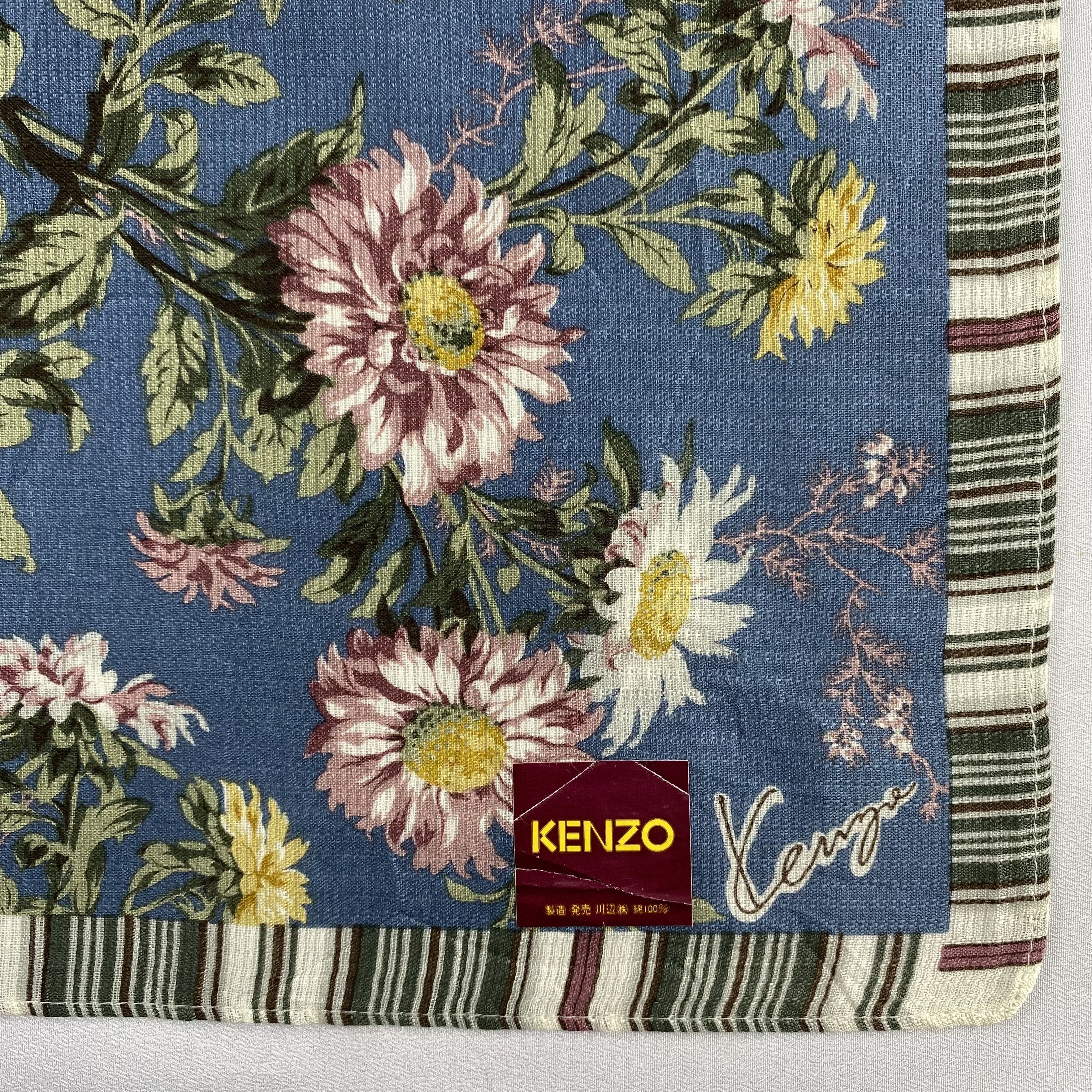 Kenzo × Vintage NWT Kenzo Bandana/ Handkerchief / Neckerchief-P1706 Size ONE SIZE - 3 Thumbnail