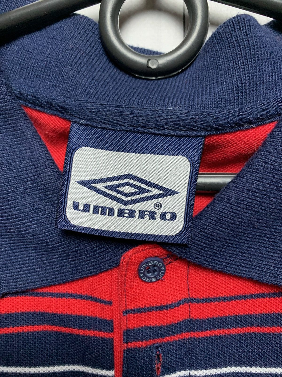 Umbro × Vintage Vintage Umbro striped polo rare size L Pro Training Size US L / EU 52-54 / 3 - 3 Thumbnail
