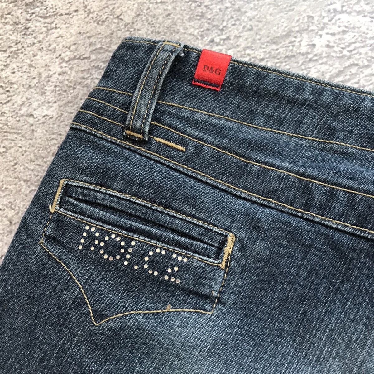 Vintage Vintage 90s Dolce Gabbana Wide Leg Baggy Jeans Streetwear 28 Size 28" / US 6 / IT 42 - 8 Thumbnail