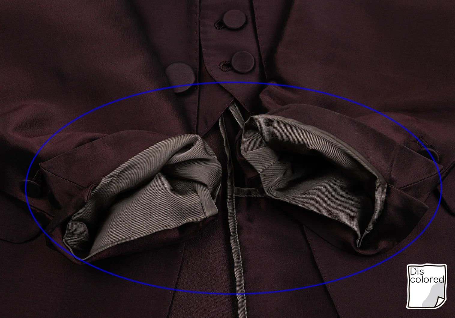 Jean Paul Gaultier Glossy Peak Lapel Jacket in Wine, Size 48 Size US M / EU 48-50 / 2 - 7 Thumbnail