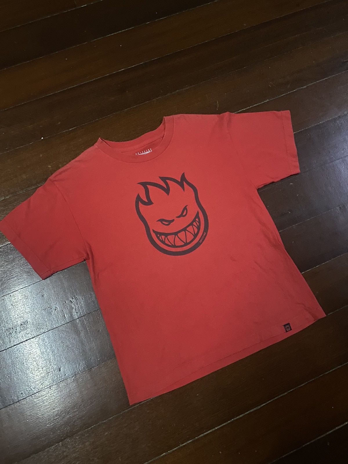 Spitfire × Vintage Fire 🔥🔥 rare Splitfire wheel skate tee Size US L / EU 52-54 / 3 - 3 Thumbnail
