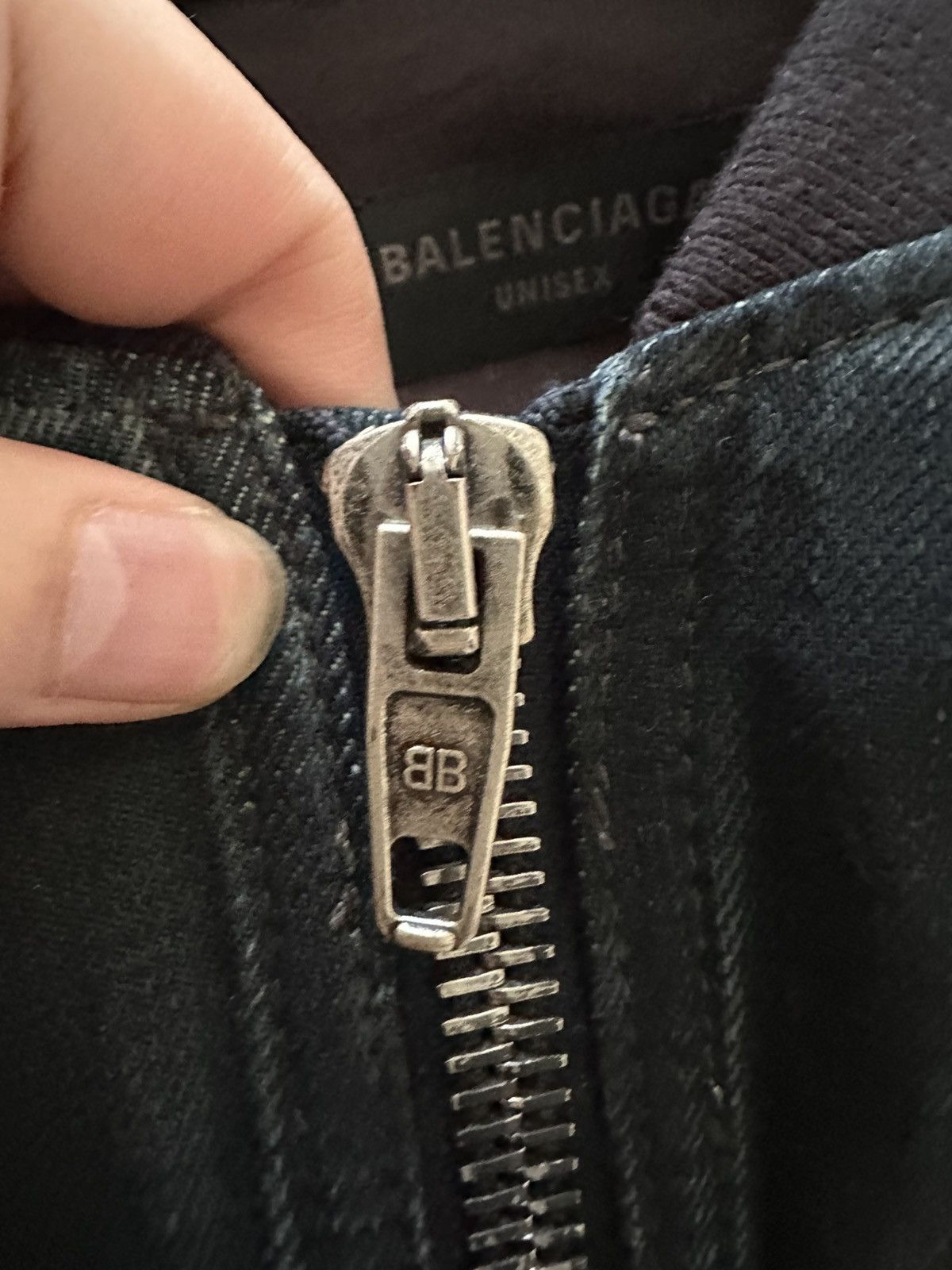 Balenciaga Balenciaga Spring25 Denim Bomber Jacket Size US XS / EU 42 / 0 - 8 Thumbnail
