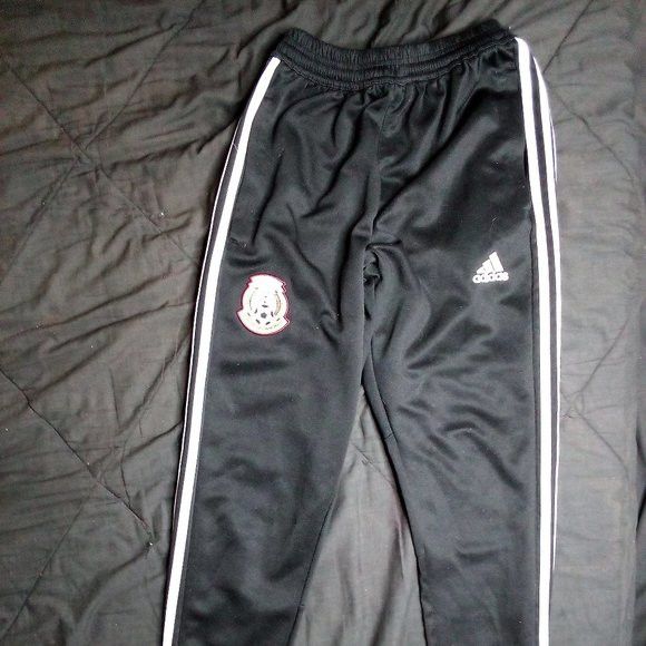 Adidas Adidas Mexico Soccer Football 3 Stripe Sweat Pants Joggers Size US 30 / EU 46 - 2 Thumbnail