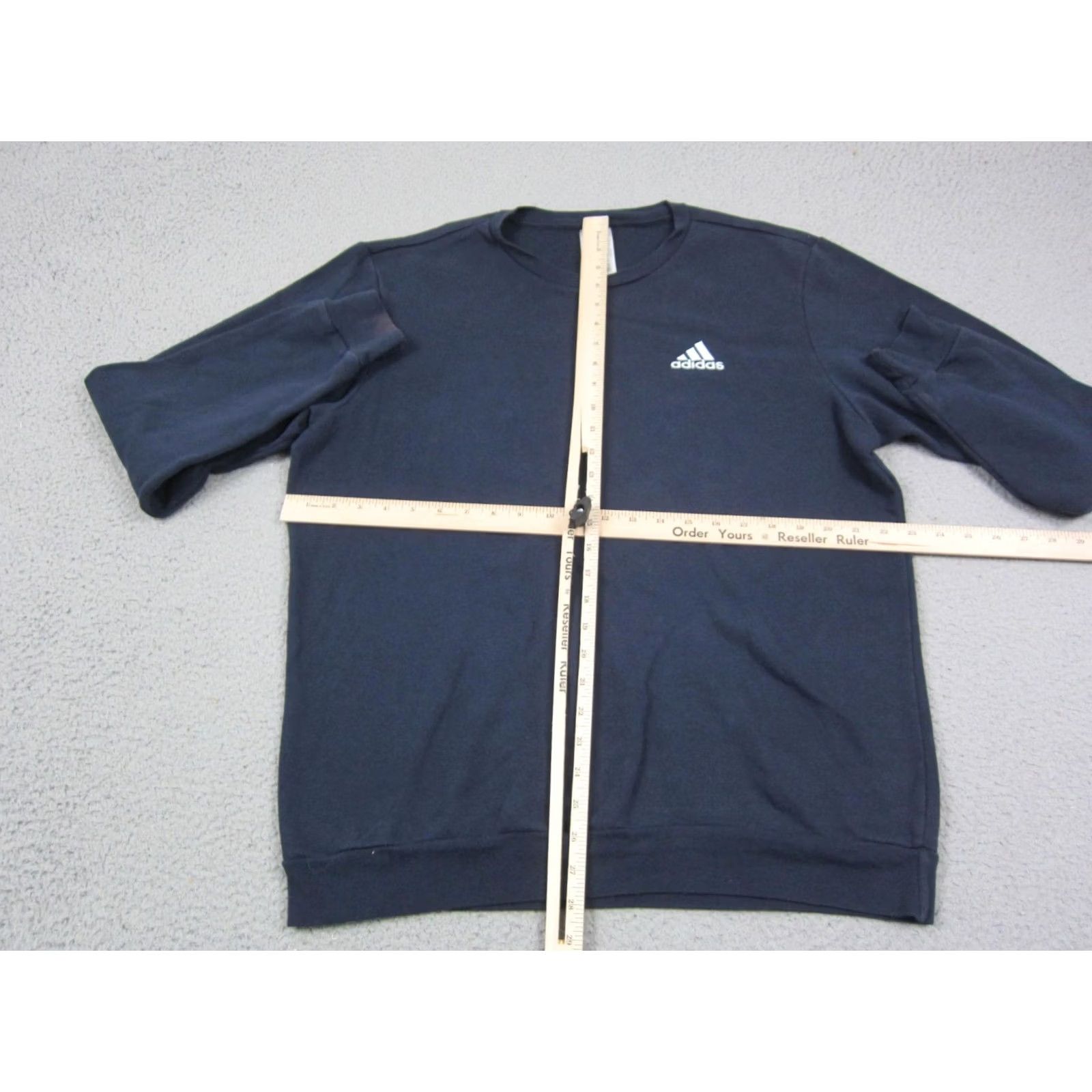 Adidas VINTAGE adidas Sweatshirt Mens L Blue Pullover Fleece Logo 90s Classic Size US L / EU 52-54 / 3 - 6 Thumbnail