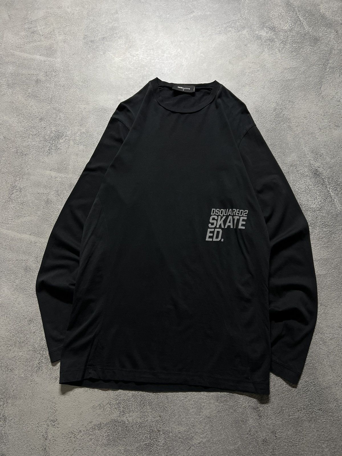 Dsquared2 Vintage Y2k Dsquared 2 Skate Ed🖤 Reflective Logo Long Sleeve Size US M / EU 48-50 / 2 - 10 Thumbnail