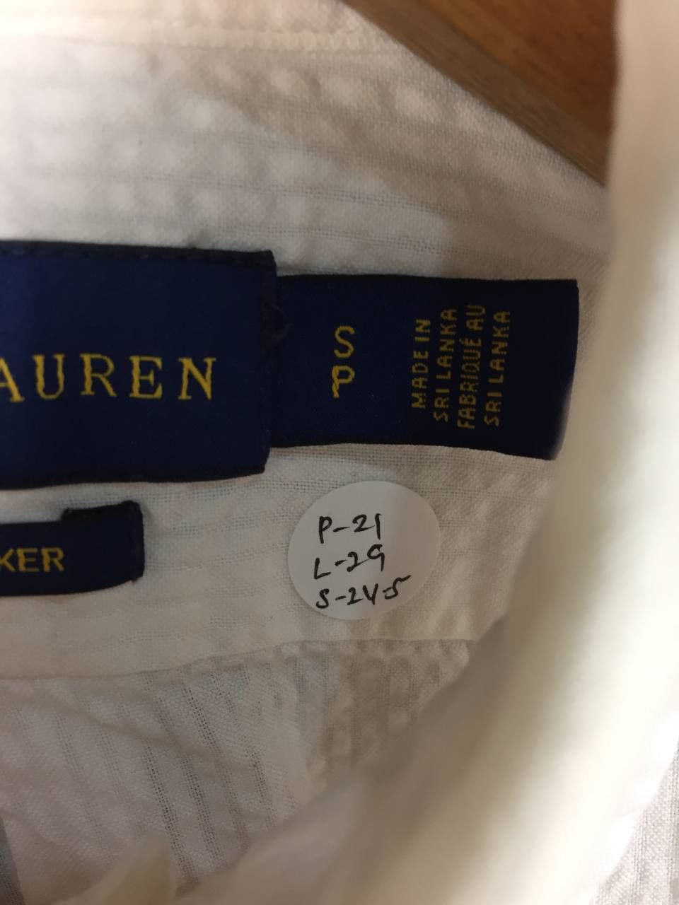 Ralph Lauren Vtg Ralph Lauren Seersucker Button-Down Casual Shirt Size US S / EU 44-46 / 1 - 10 Thumbnail