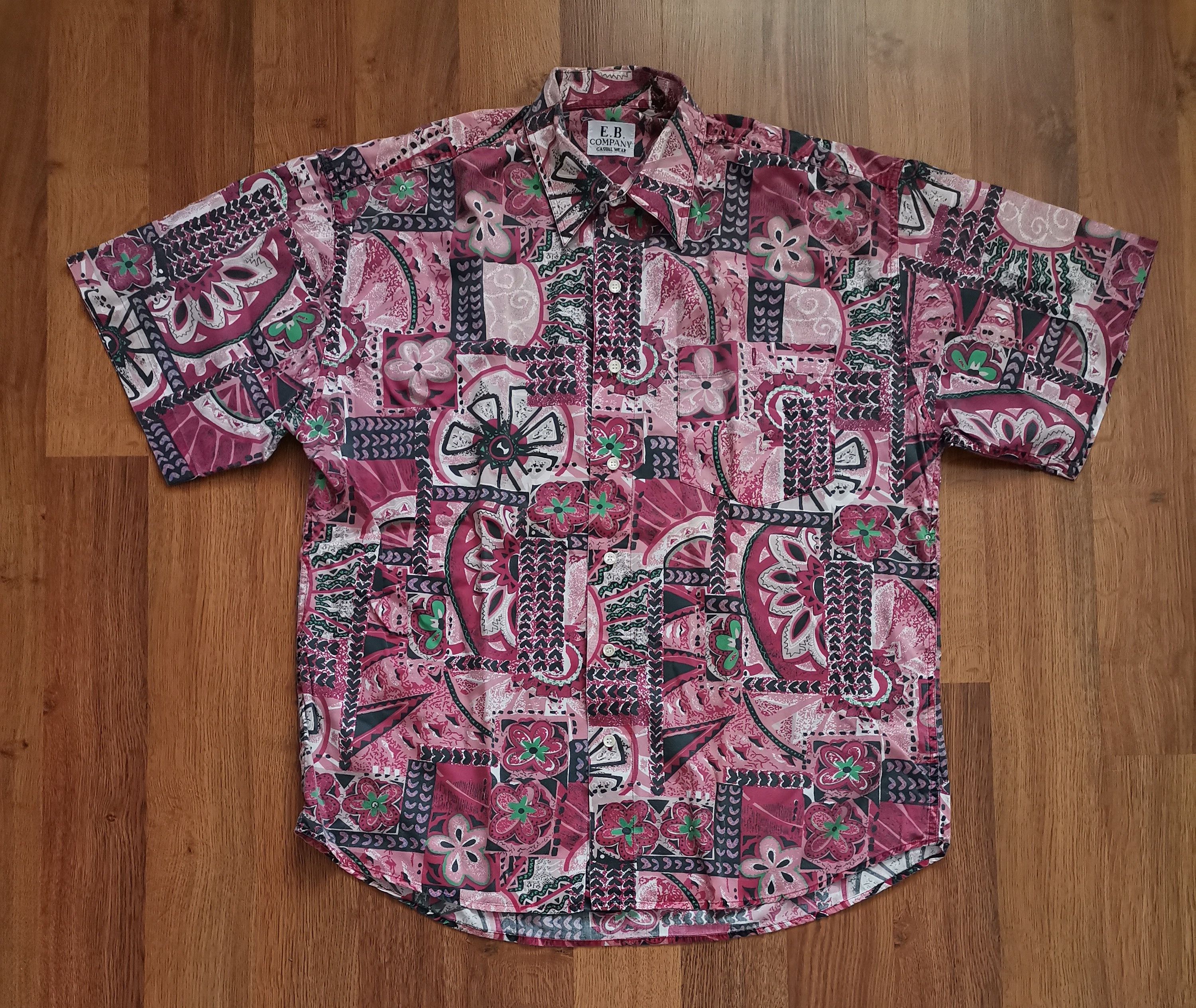 Vintage Vintage E. B. Company Abstract Shirt Size US L / EU 52-54 / 3 - 1 Thumbnail