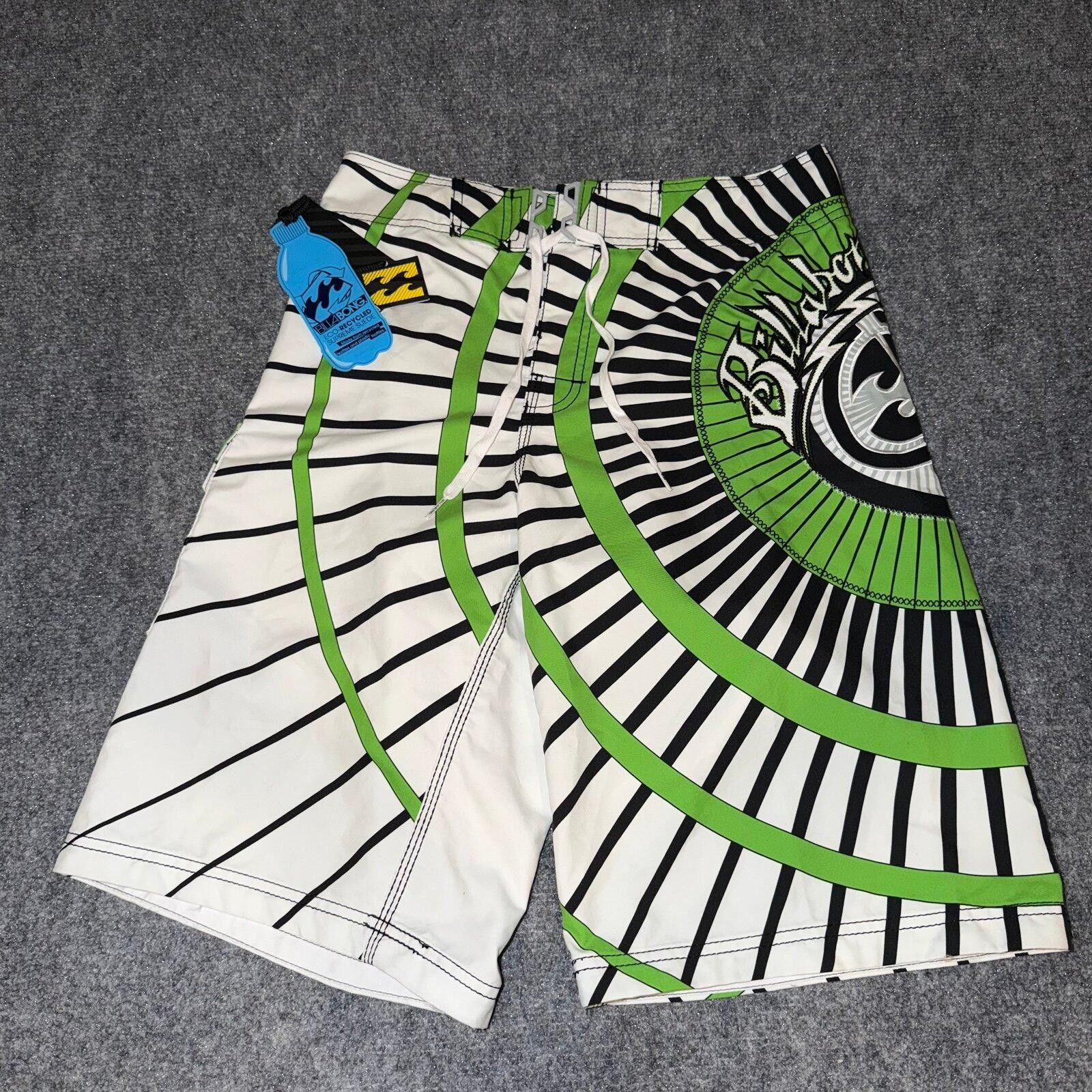 Billabong Billabong Lime Green Board Shorts Deadstock NWT Rare Mens SM Size US 30 / EU 46 - 1 Thumbnail