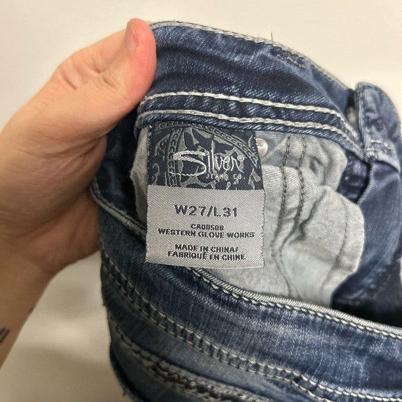 Silver Jeans Co. Silver Jeans Tuesday Skinny Size 27" / US 4 / IT 40 - 6 Thumbnail
