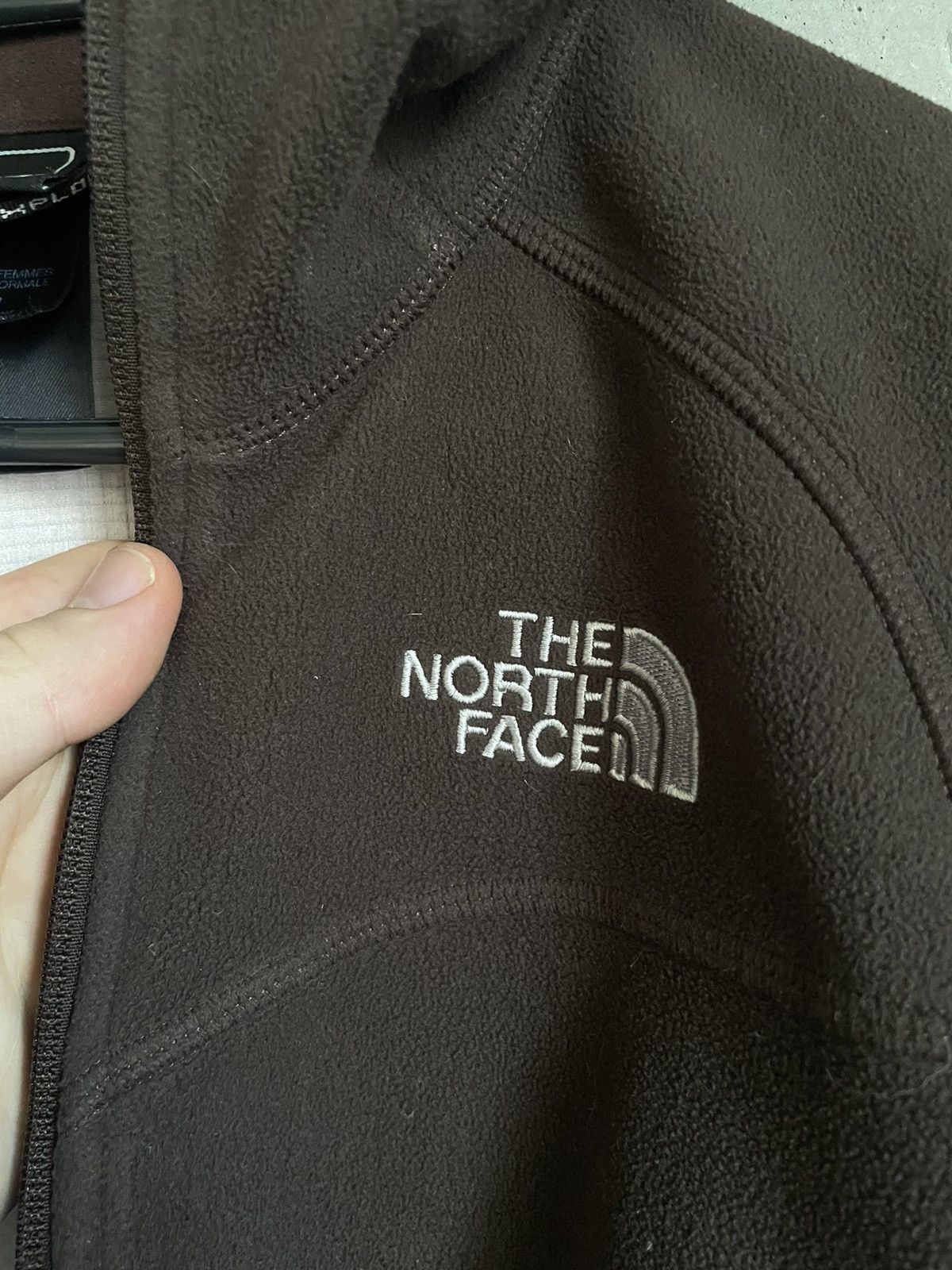 The North Face Vintage The North Face Fleece Zip-Hoodie Brown Jacket Y2k Size M / US 6-8 / IT 42-44 - 9 Thumbnail