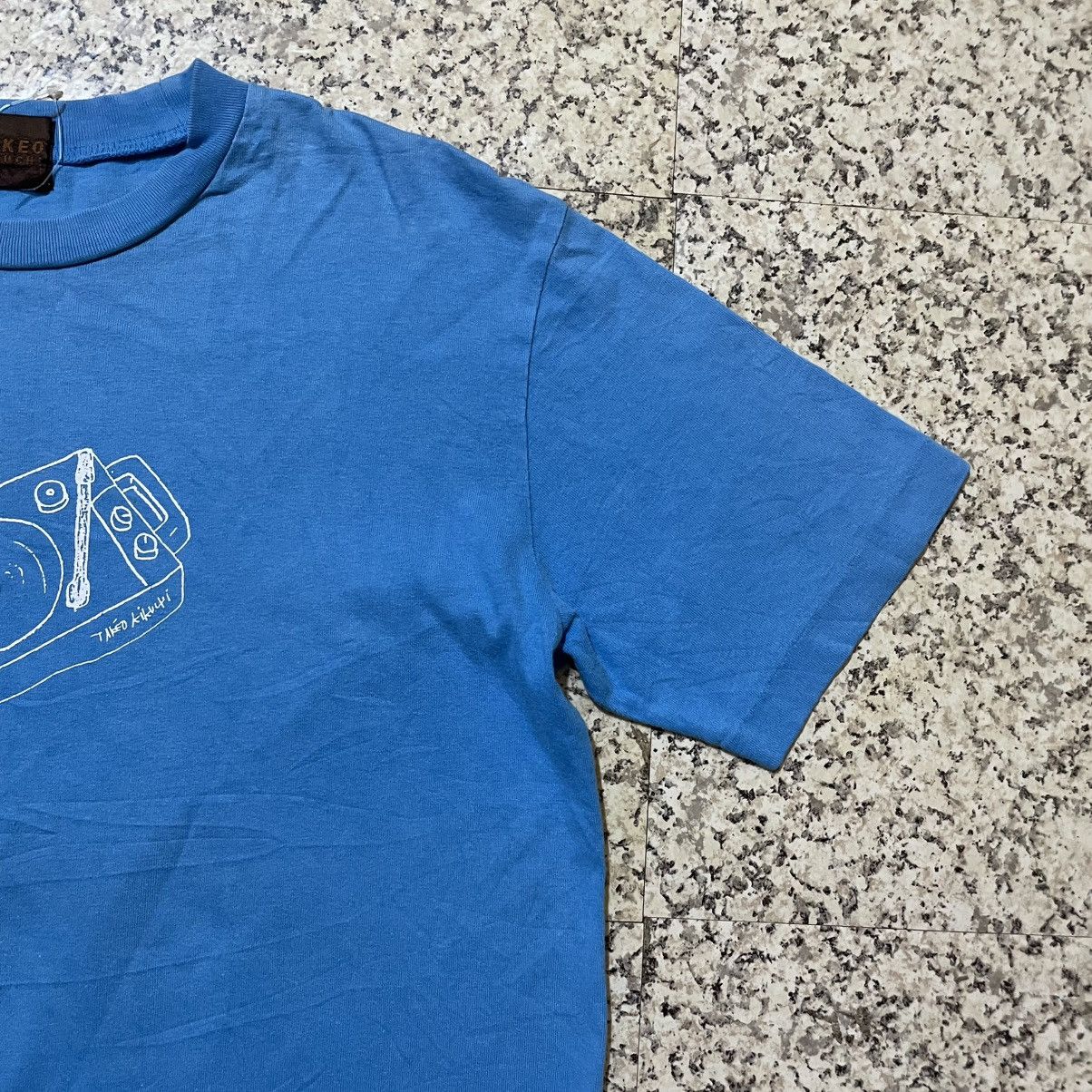 Takeo Kikuchi Vintage 90s Takeo Kikuchi "Turntable" Hand-Drawn Sketch Tee Size US M / EU 48-50 / 2 - 4 Thumbnail