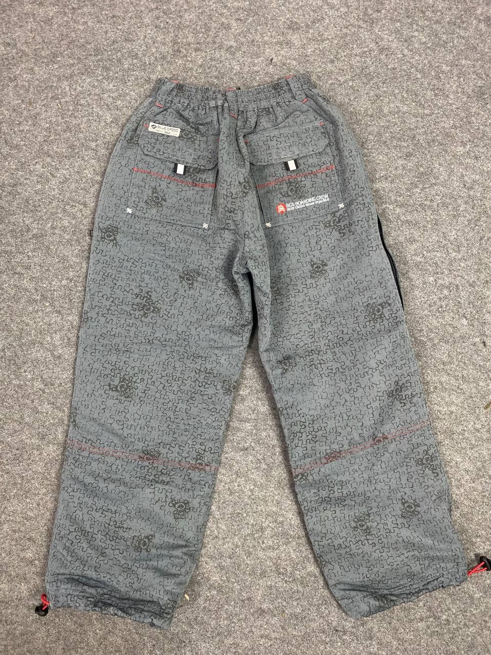 blue cross japanese brands ski pants nice design Menswear