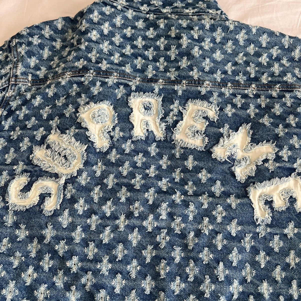 Supreme Hole Punch Denim Trucker 襲っ Jacket 