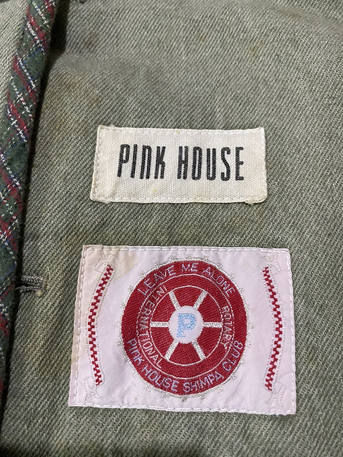 Japanese Brand × Pink House Vintage Pink House Patch Reversible Jacket Size US S / EU 44-46 / 1 - 7 Thumbnail