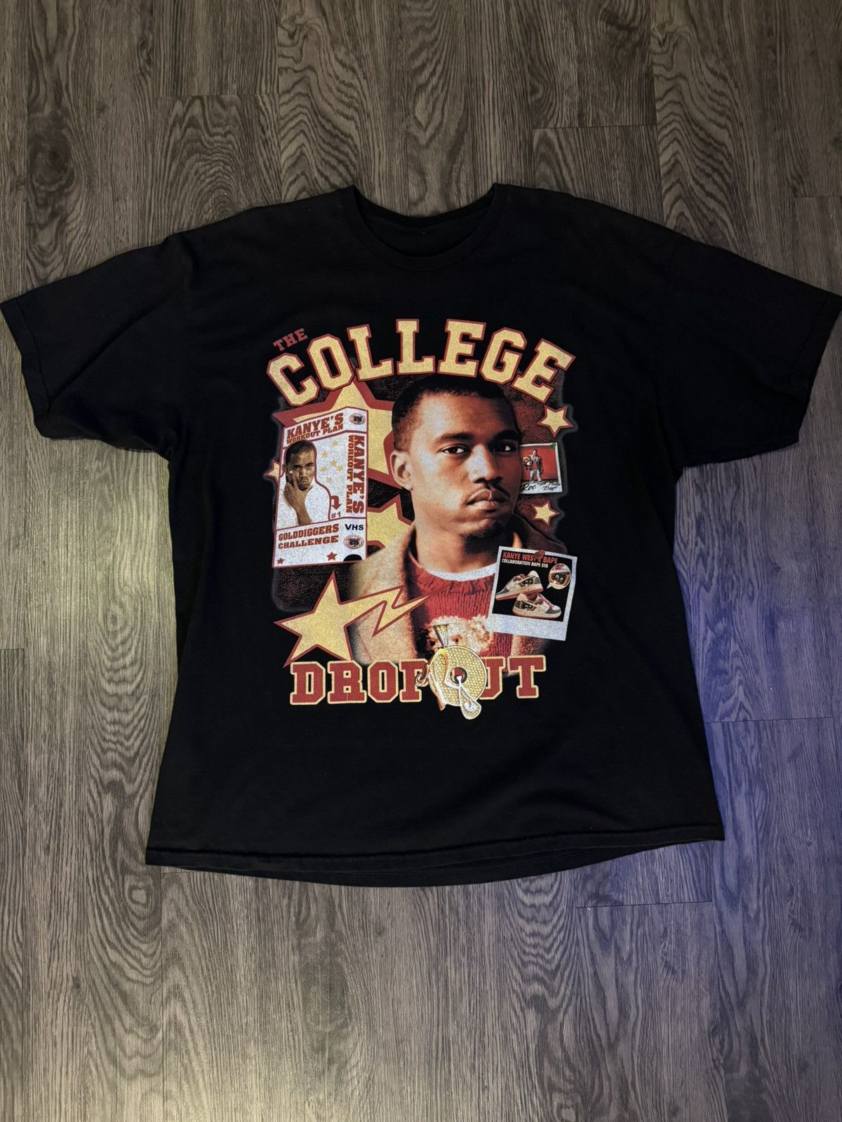 Vintage The College Dropout Album Tee Kanye West Size US XXL / EU 58 / 5 - 1 Thumbnail