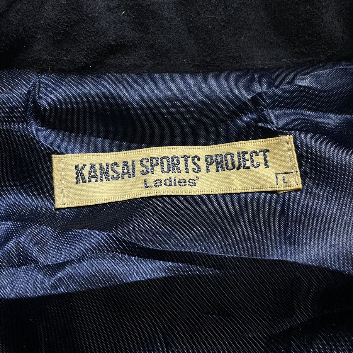 Kansai Yamamoto 🇯🇵 VINTAGE KANSAI SPORTS PROJECT WOOL BOMBER JACKET Size L / US 10 / IT 46 - 21 Thumbnail