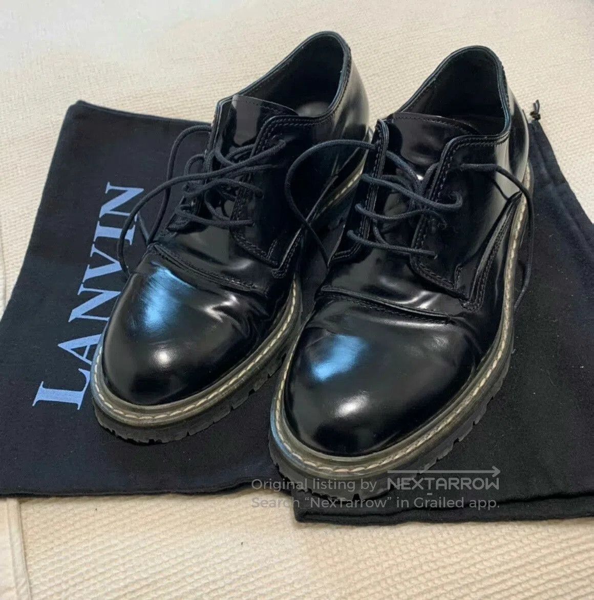 Lanvin Lanvin Derby Shoes with Hidden Height Increase. Size US 7 / EU 40 - 1 Thumbnail