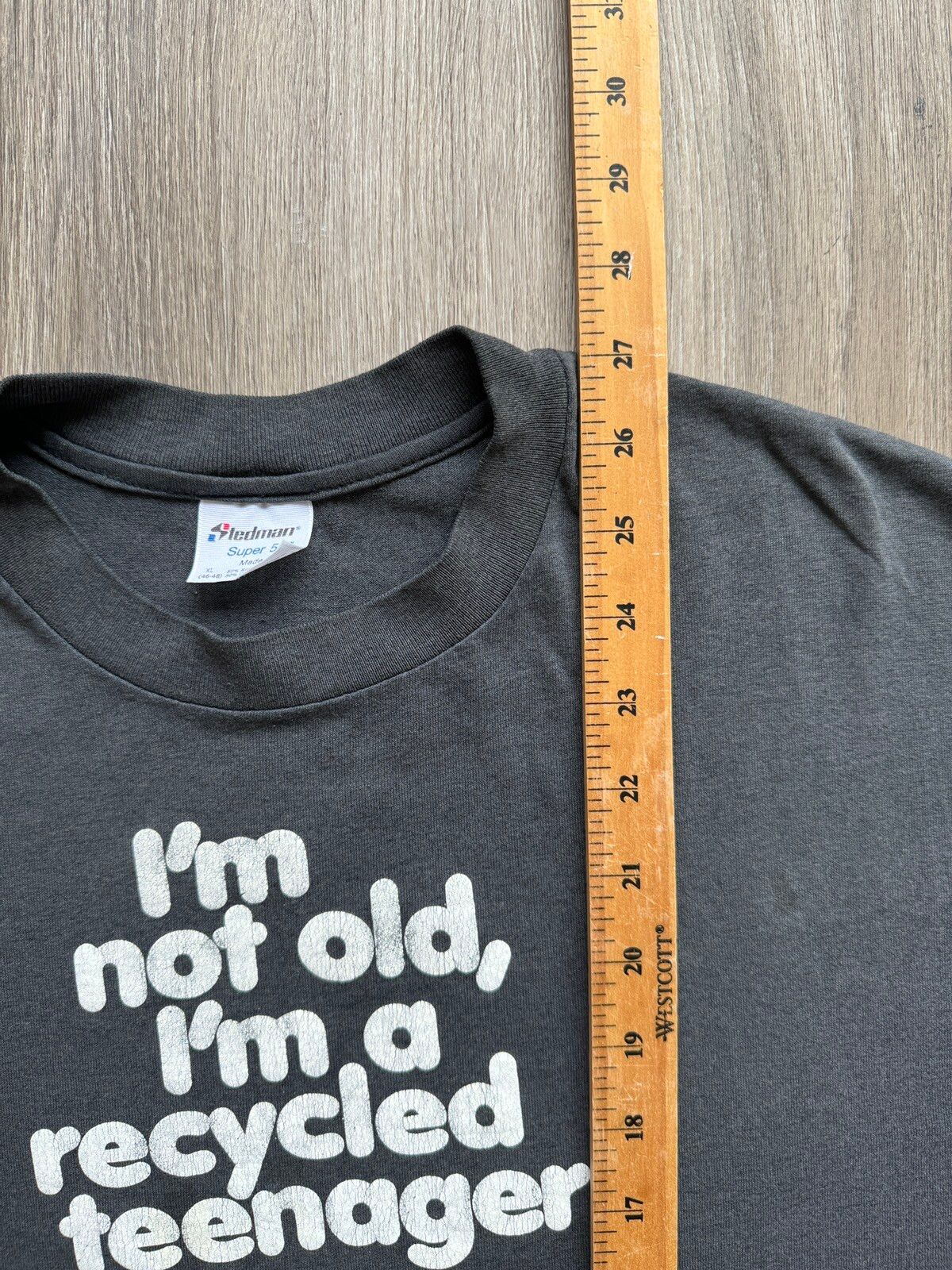 Vintage Vintage 90s I’m not old, I’m a Recycled Teenager! Statement Size US XL / EU 56 / 4 - 13 Preview