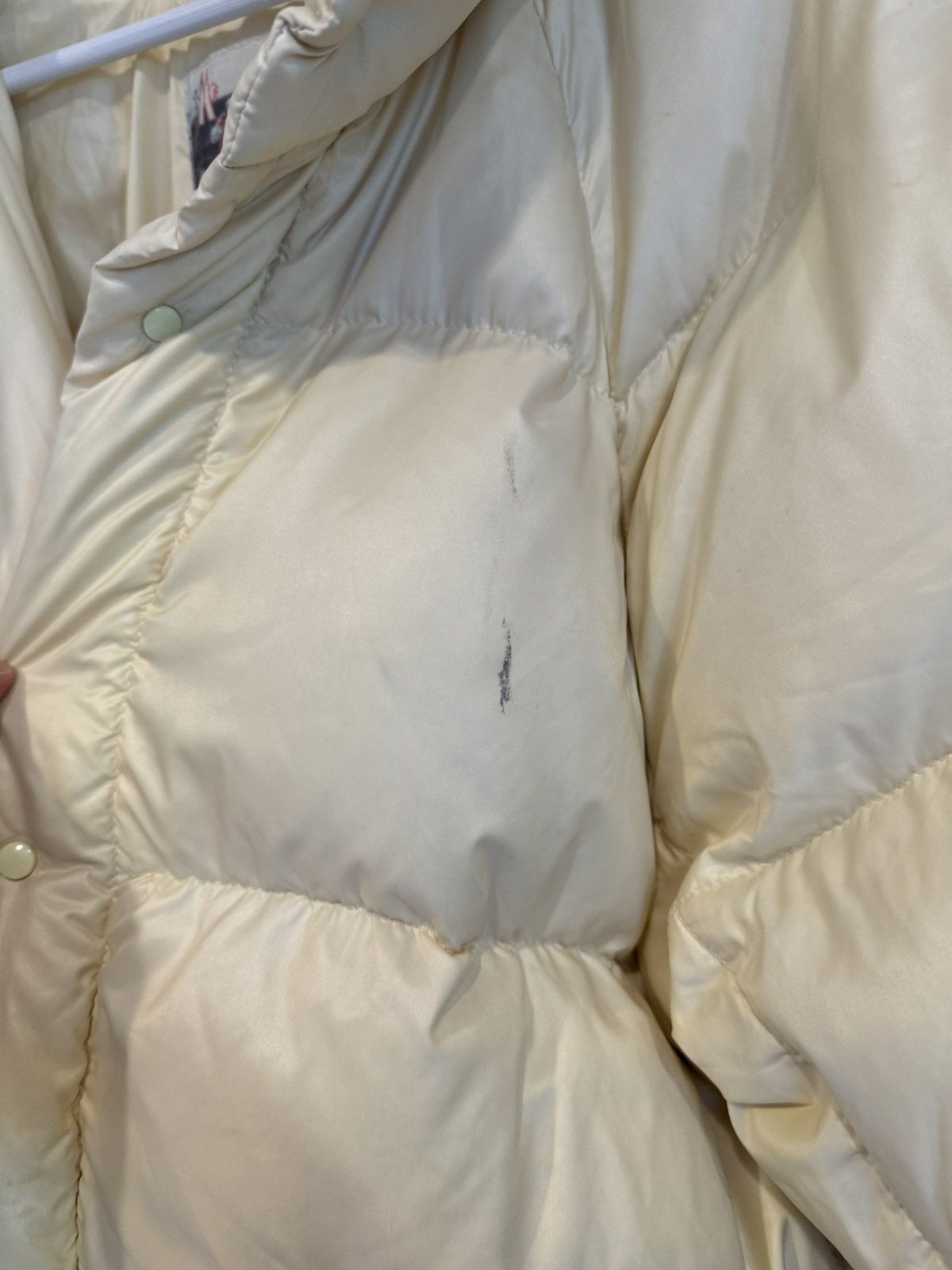 Moncler × Moncler Grenoble × Vintage 🔥 Moncler Grenoble Puffer Jacket Vintage White Yellow Size US L / EU 52-54 / 3 - 14 Thumbnail