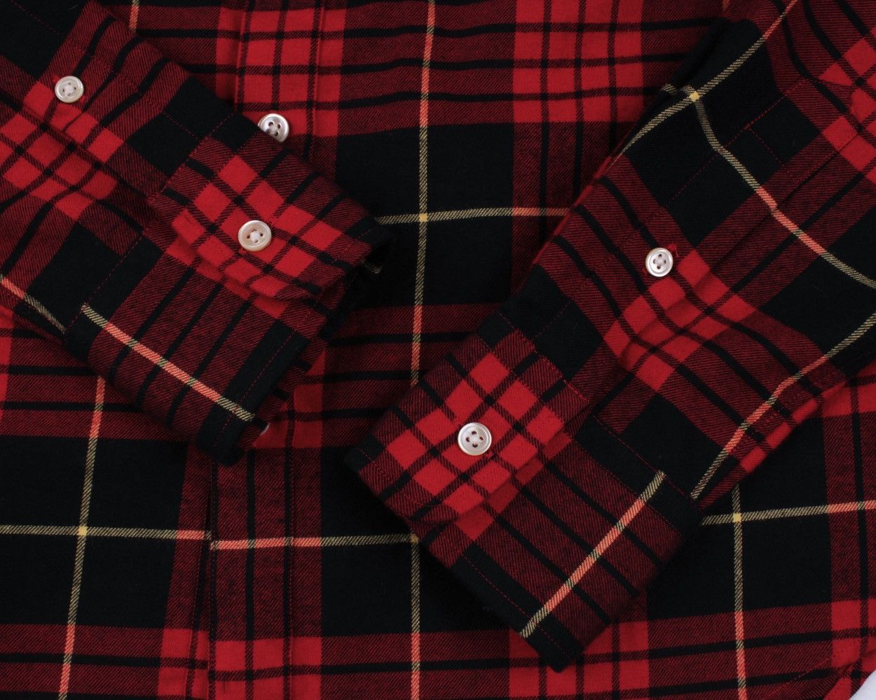 Designer × Ralph Lauren RALPH LAUREN Ruffle Red Black Plaid Long Sleeve Shirt Top Size S / US 4 / IT 40 - 13 Thumbnail