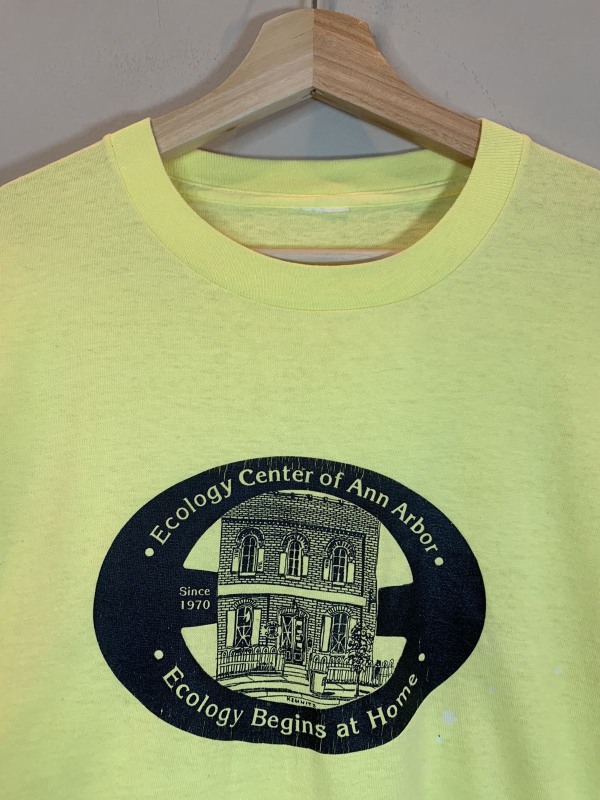 Arts & Science × Vintage RARE Vintage 70’s Ecology Center Of Ann Arbor Michigan Shirt Size US XL / EU 56 / 4 - 2 Thumbnail