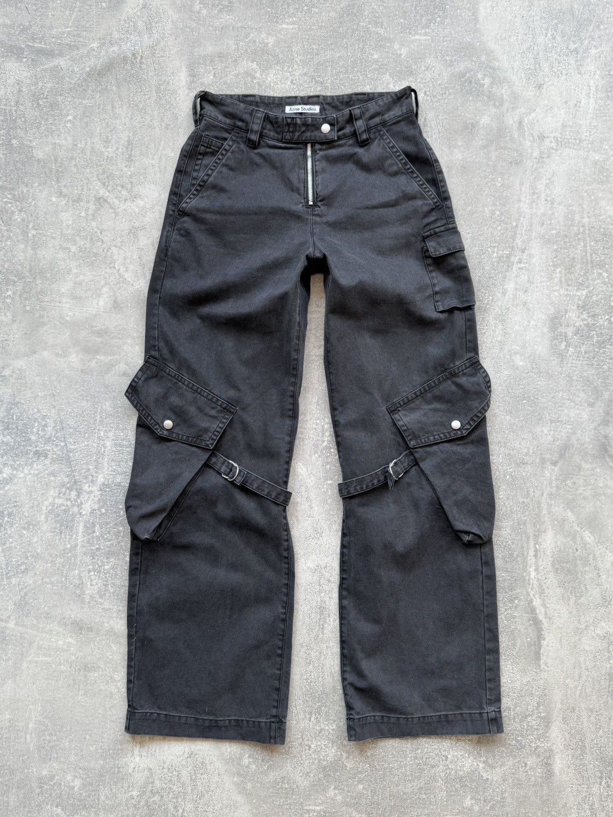 Acne Studios Acne Studios Bondage Cargo Trousers Size 29" - 3 Thumbnail