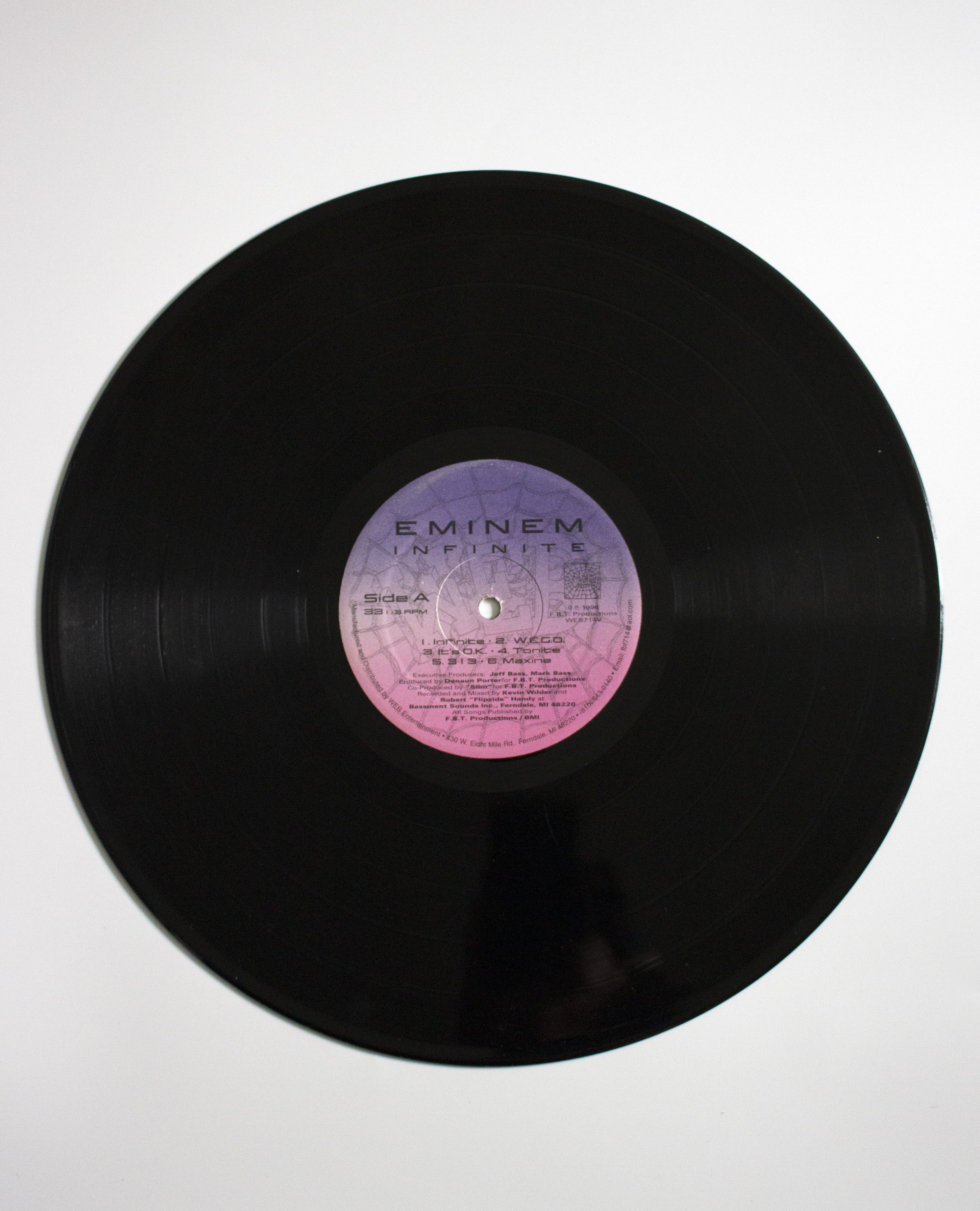Eminem Eminem - Infinite Original 1996 Vinyl Size ONE SIZE - 4 Thumbnail