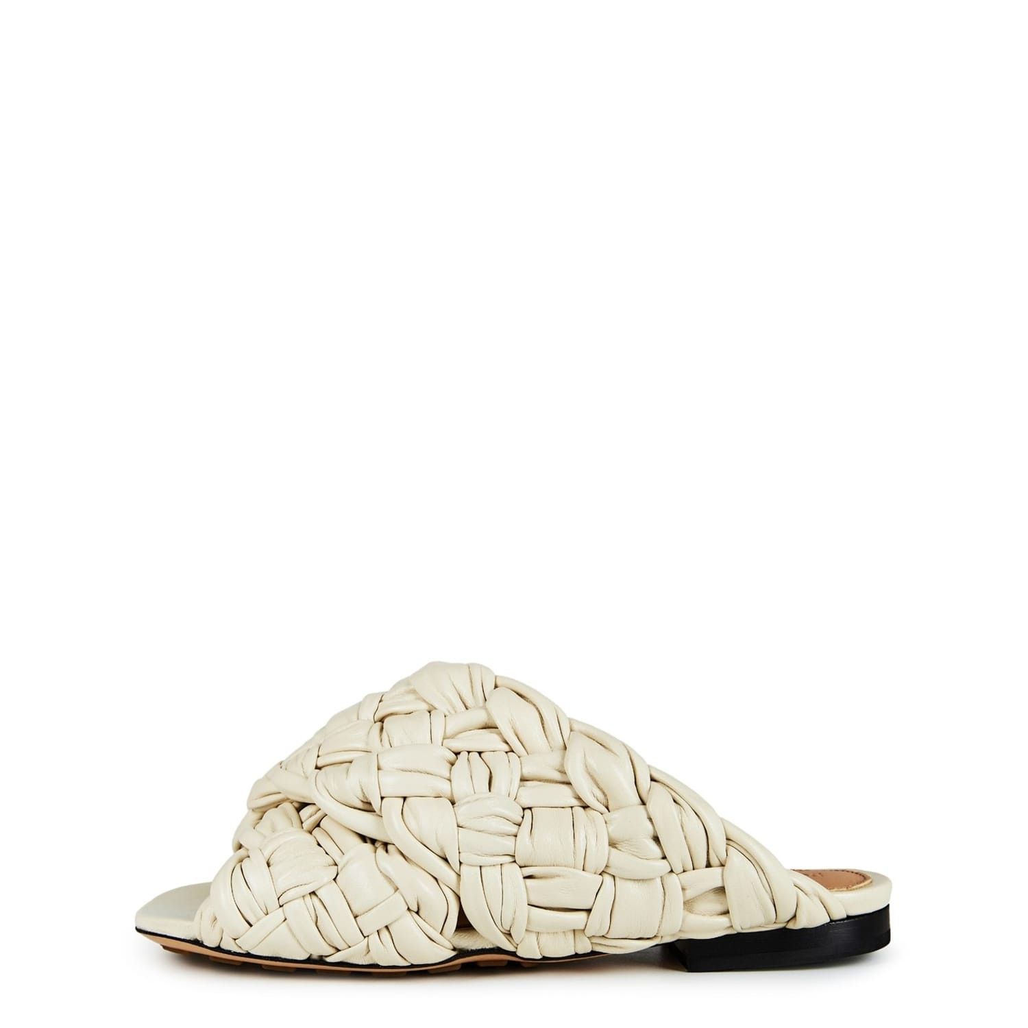 Bottega Veneta Bottega Veneta Bv Flat Mule Slides in Brown Size US 5.5 / IT 35.5 - 2 Thumbnail