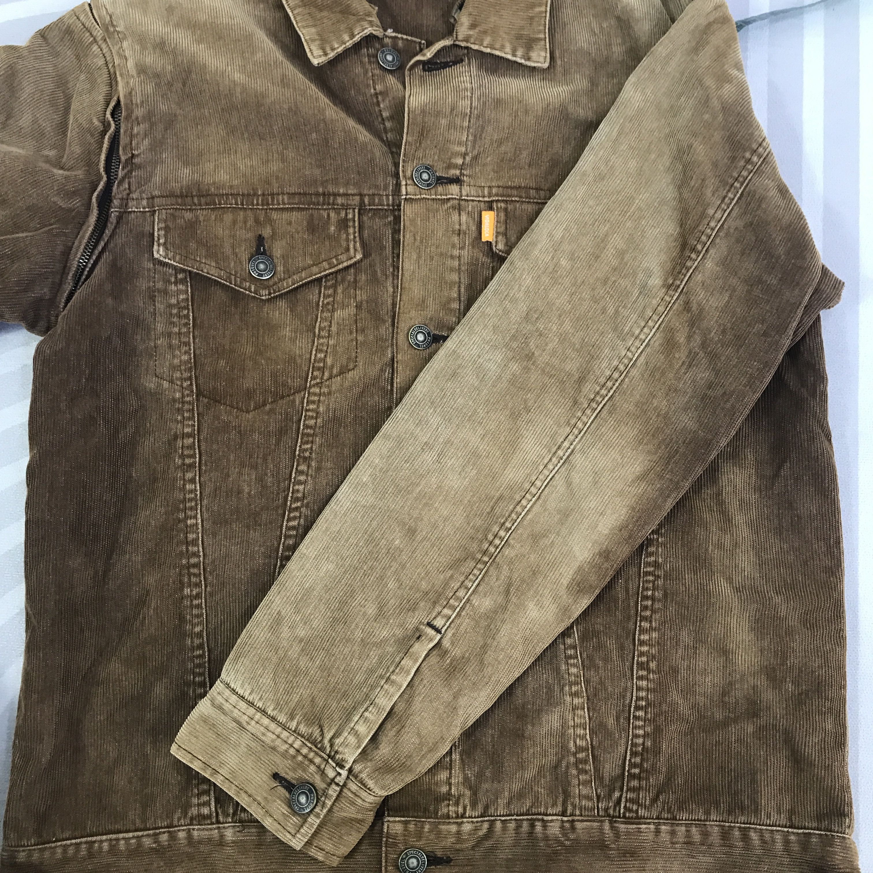 PHIGVEL MAKERS & Co. Vintage Phigvel cordury sun Faded Jacket K87B4 Size US L / EU 52-54 / 3 - 8 Thumbnail