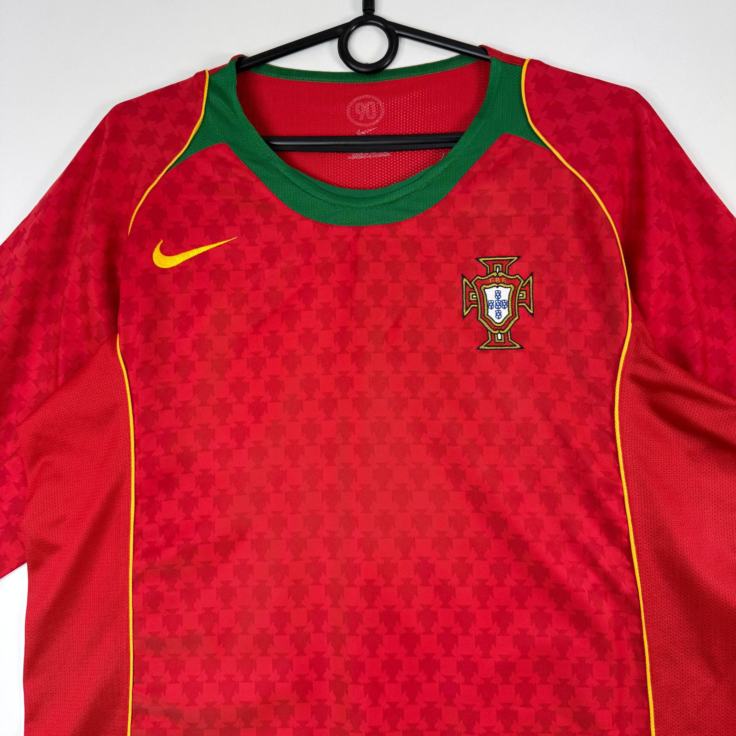Nike Nike Portugal Home Football Shirt Red Soccer Men Size L Size US L / EU 52-54 / 3 - 2 Thumbnail