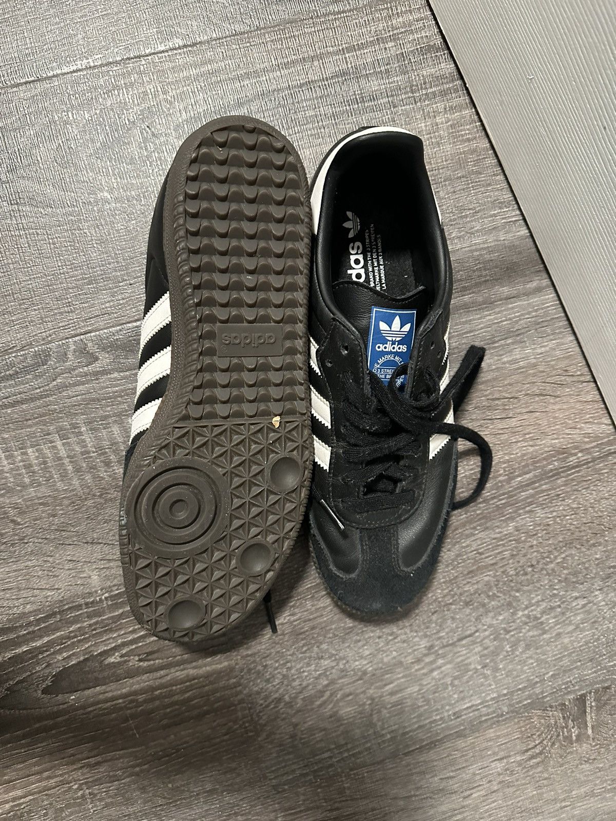 Adidas Adidas Samba OG Shoes-Black/White/Gum Size US 8.5 / EU 41-42 - 3 Thumbnail