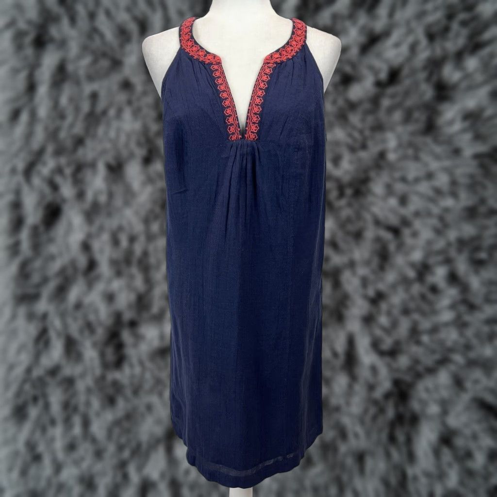 Boden BODEN Bohemian Shift Dress Women’s Size 8 Sleeveless Short Blue Size M / US 6-8 / IT 42-44 - 1 Thumbnail