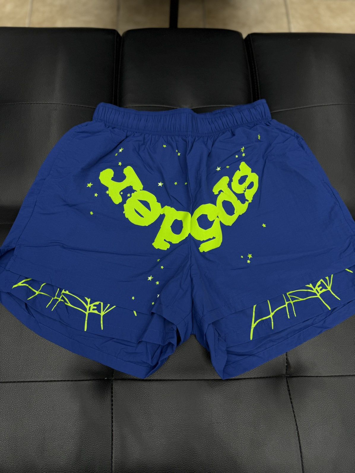 Sp5der Sp5der Worldwide 2025 Web Shorts Size Small (NEW) Size US 29 - 1 Thumbnail