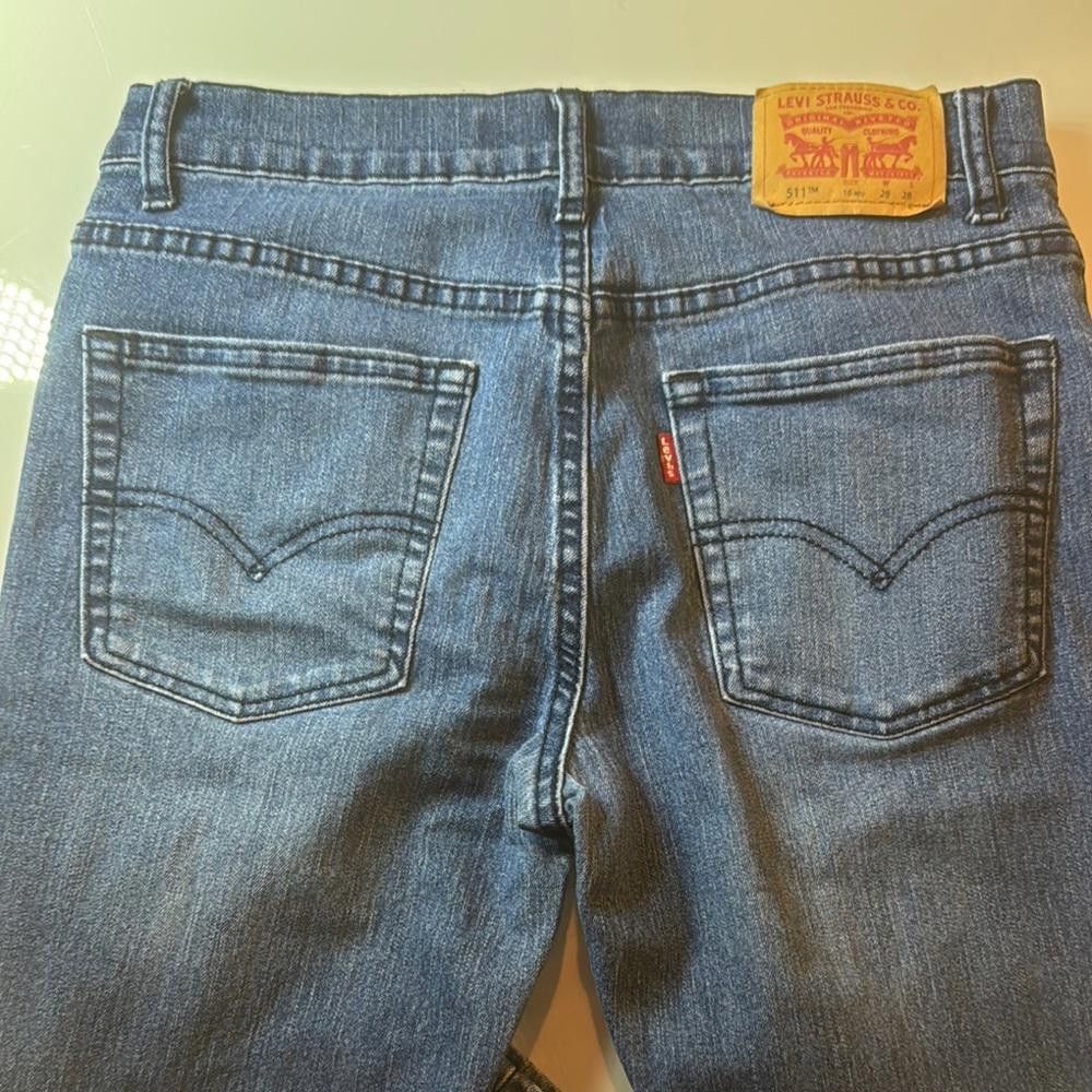 Levi's Levi’s Blue Slim Jeans - size 28/28 Size 28" / US 6 / IT 42 - 5 Thumbnail