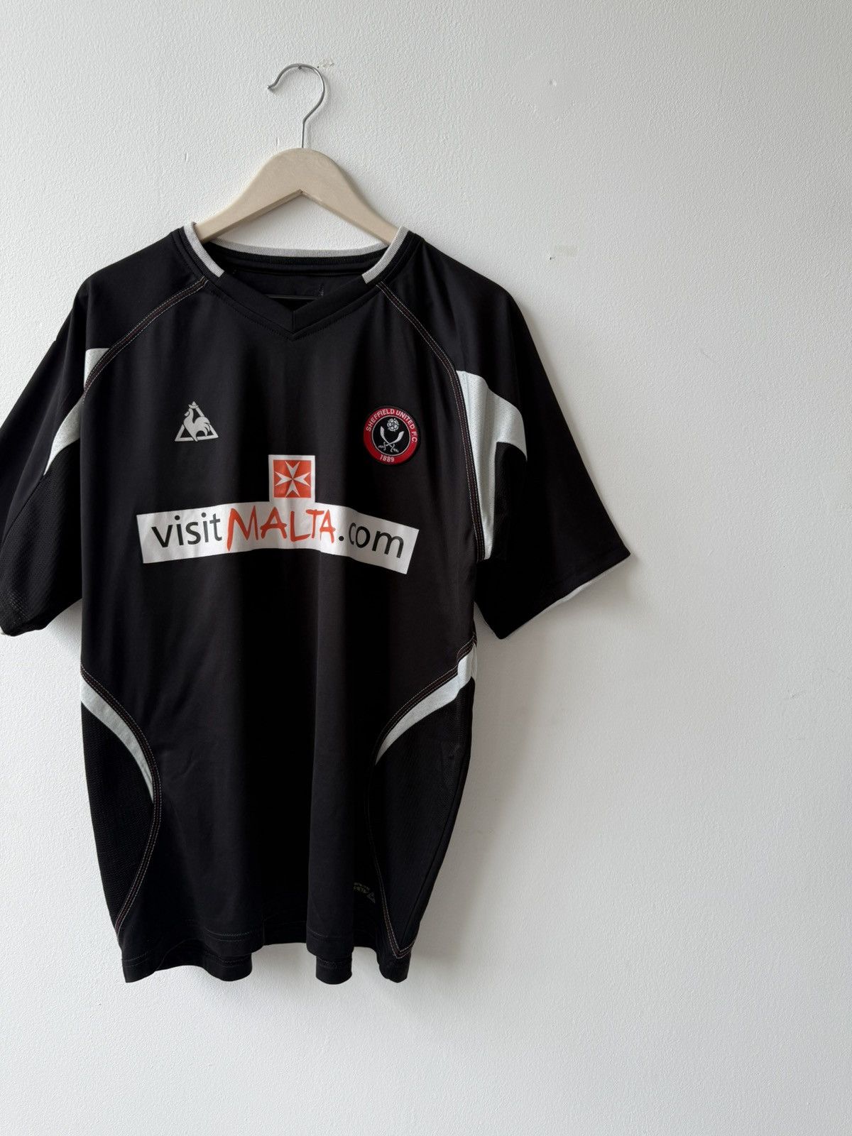 Le Coq Sportif × Vintage Le Coq Sportif Sheffield United 2008/2009 Away Jersey Size US L / EU 52-54 / 3 - 4 Thumbnail