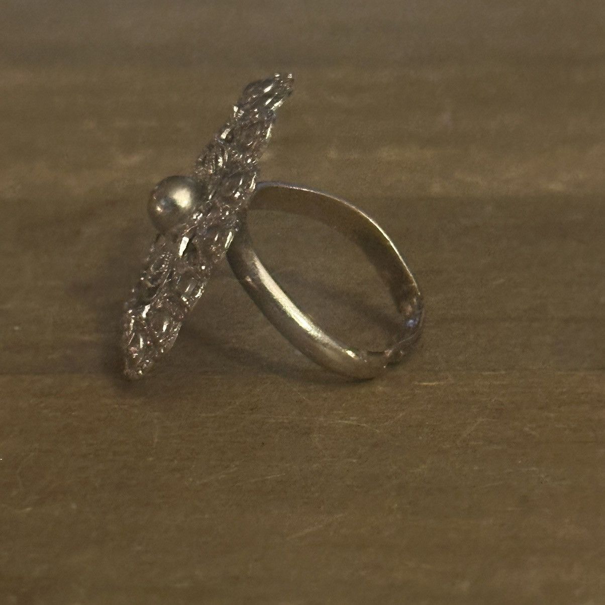Vintage Vintage West Germany filigree flower ring Size ONE SIZE - 6 Thumbnail