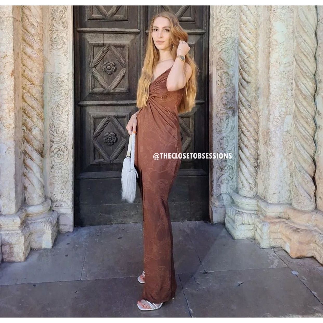 Mango BLOGGER FAVE!!! MANGO V-Neck Embroidered Maxi Dress Size M / US 6-8 / IT 42-44 - 11 Thumbnail