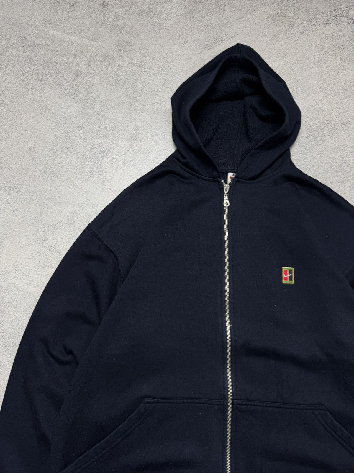 Nike Vintage Y2k Nike Court Mini Swoosh Hoodie 00’s Size US XL / EU 56 / 4 - 6 Thumbnail