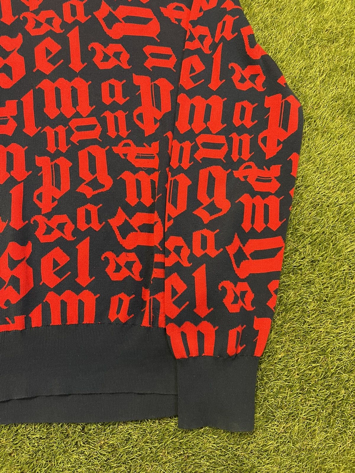 Palm Angels Size XXL - Palm Angels Monogram Crewneck Red/Blue Size US XXL / EU 58 / 5 - 3 Thumbnail