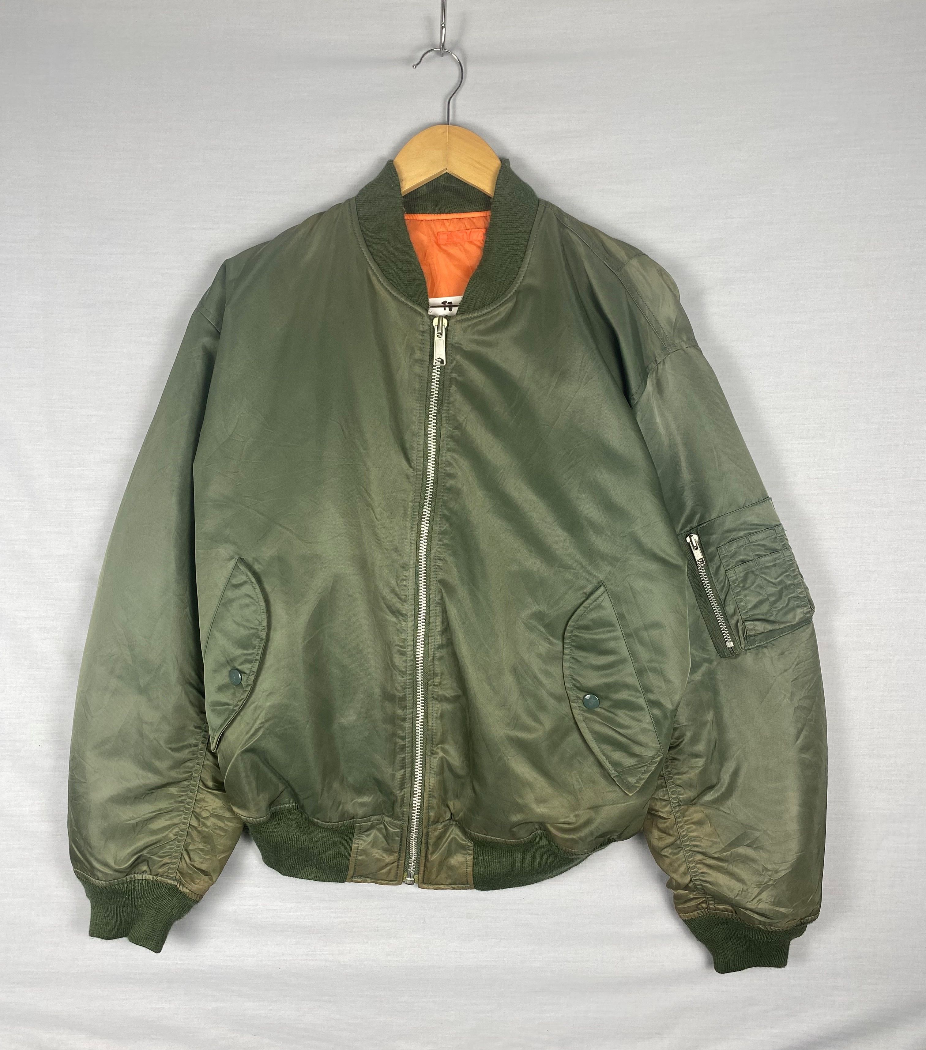 Japanese Brand Vintage Japanese Brand Zip Up Bomber Jacket Size US L / EU 52-54 / 3 - 1 Thumbnail