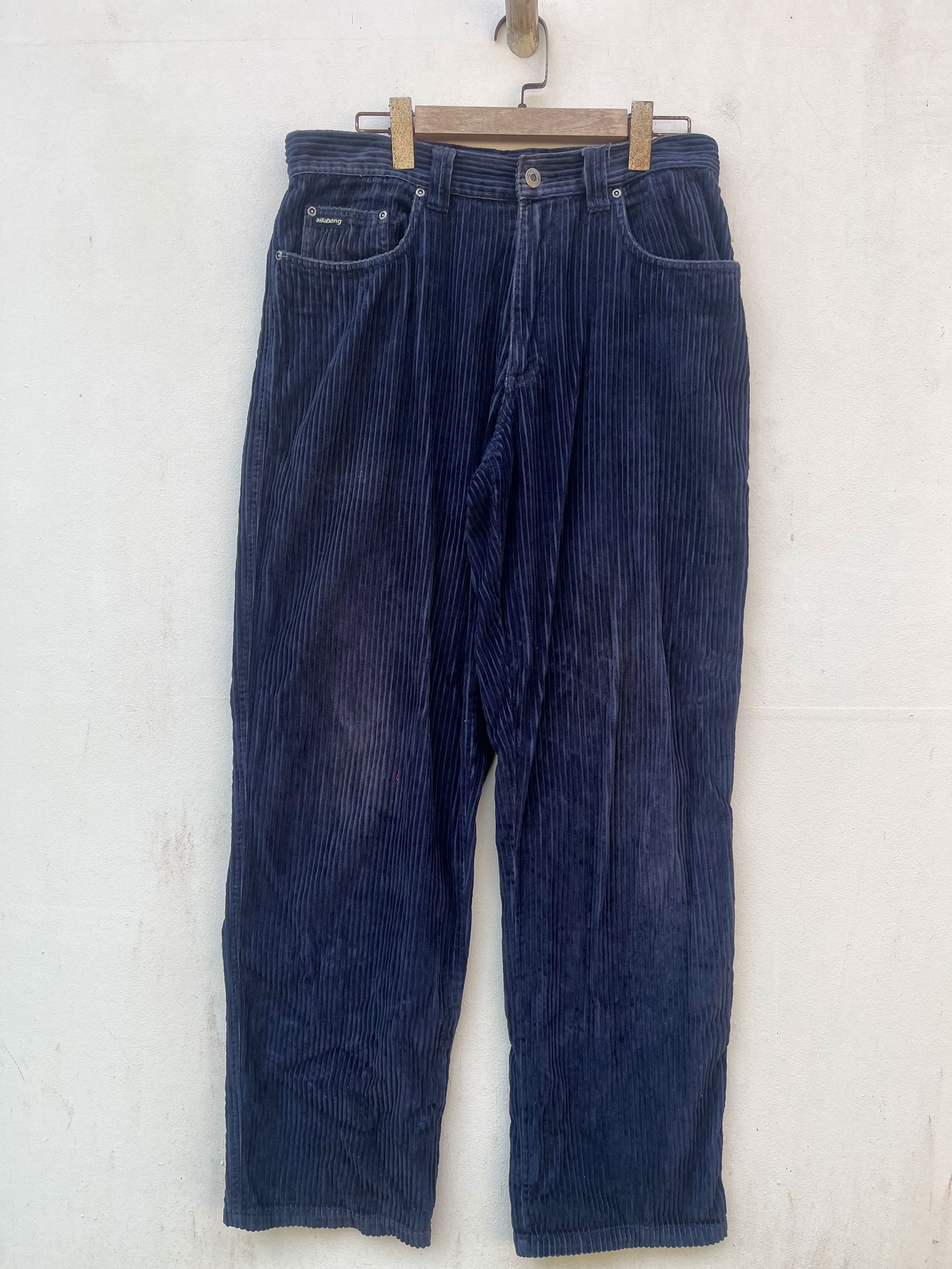 Billabong Vintage Billabong Corduroy Baggy Trouser Denim Style Size US 32 / EU 48 - 1 Thumbnail