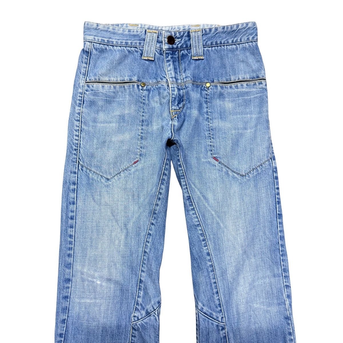 Levi's Vintage Levis Engineered Denim Flare Jeans Ankle Zip Size US 29 - 3 Thumbnail