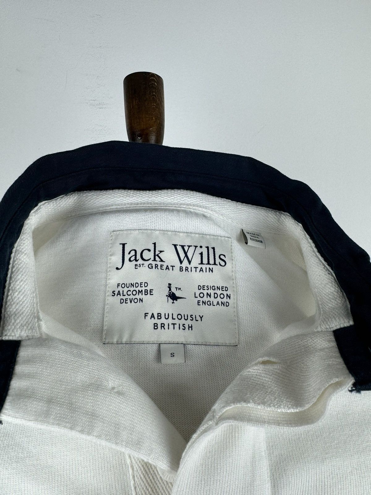 Jack Wills Men’s Jack Wills Long Sleeve Rugby Shirt size S Size US S / EU 44-46 / 1 - 6 Thumbnail