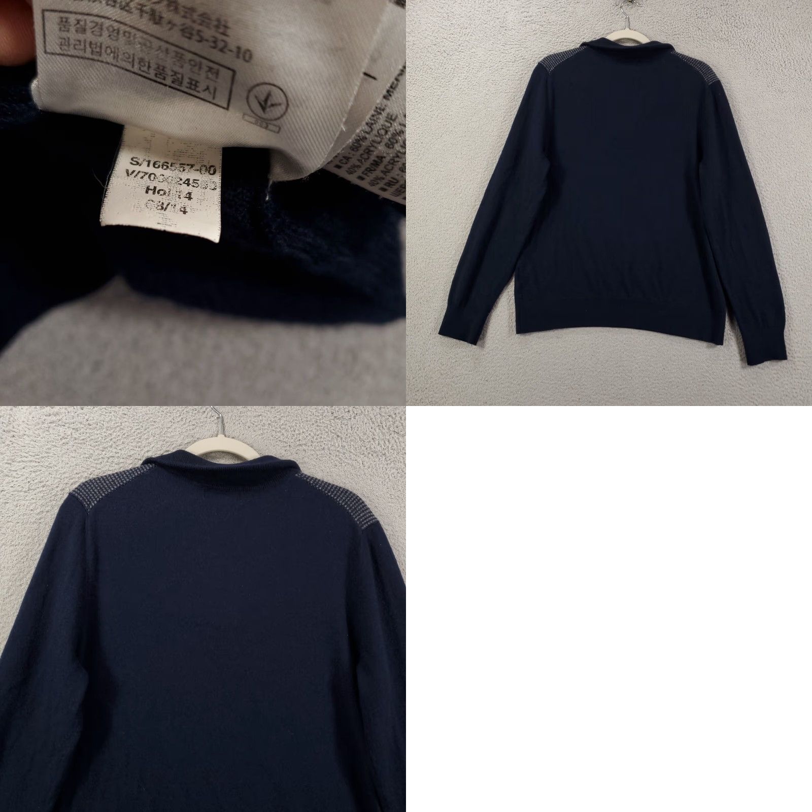 Banana Republic Banana Republic Sweater Shirt Mens L Blue 1/4 Zip Pullover Classic Preppy Knit Pullover Regular Size L Mens Size US L / EU 52-54 / 3 - 8 Thumbnail
