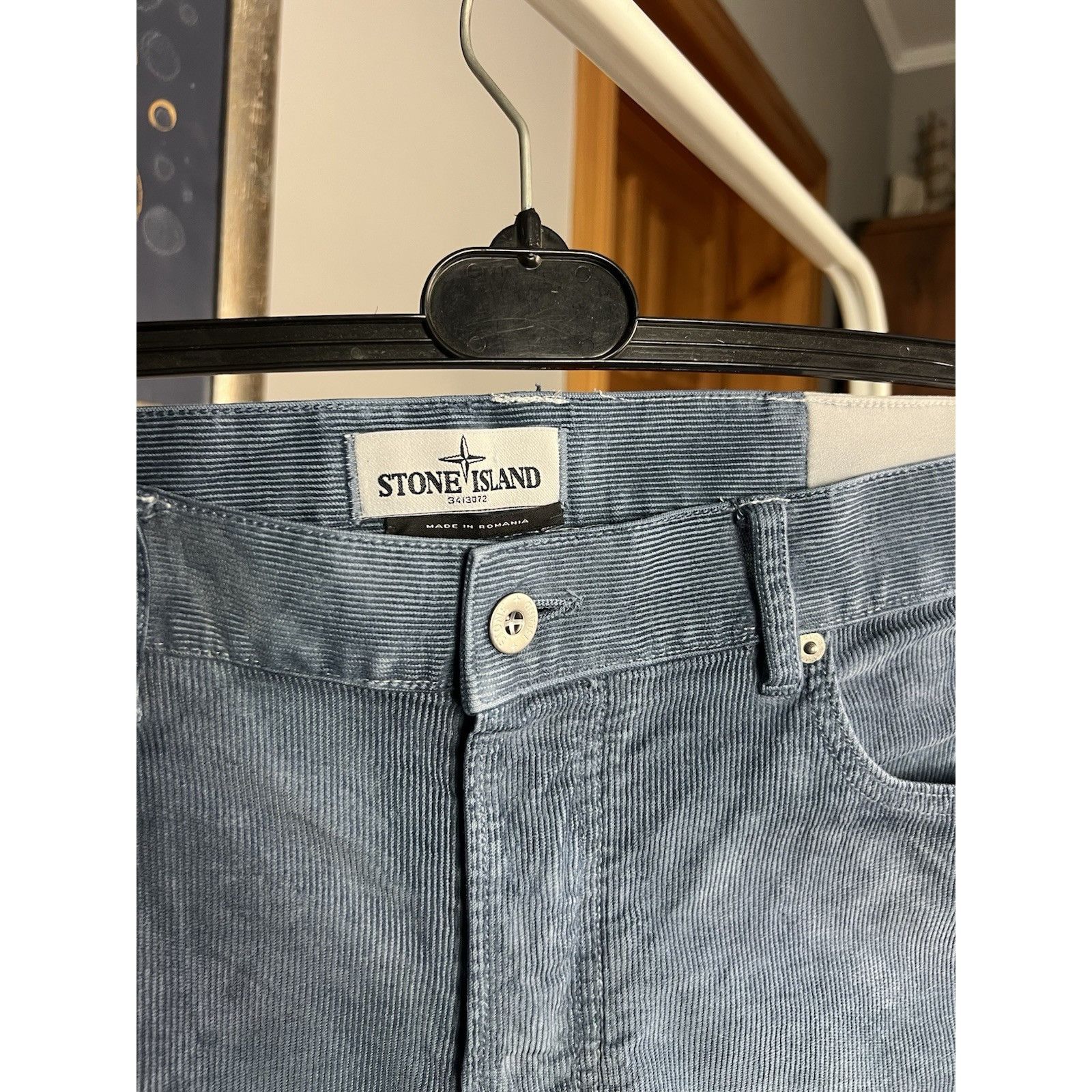 Stone Island MINT! Stone Island Blue Corduroy Pants Size W 36 L 34 Size US 36 / EU 52 - 6 Thumbnail