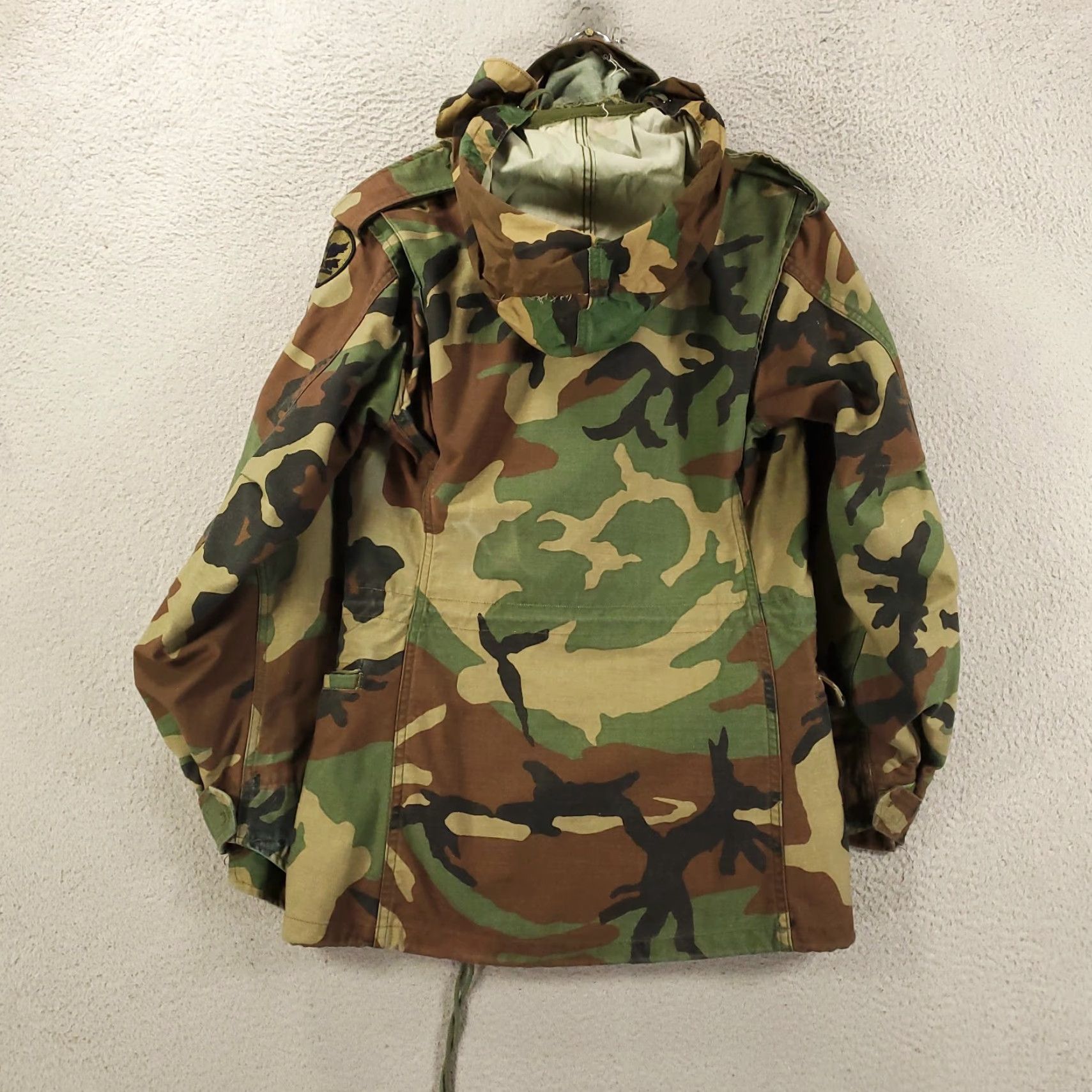Vintage VINTAGE Alpha M65 Jacket Men XS Military Field Coat Woodland Camo 90s Army Grunge Hunt Hiking Wind-Resistant Size US XS / EU 42 / 0 - 7 Thumbnail