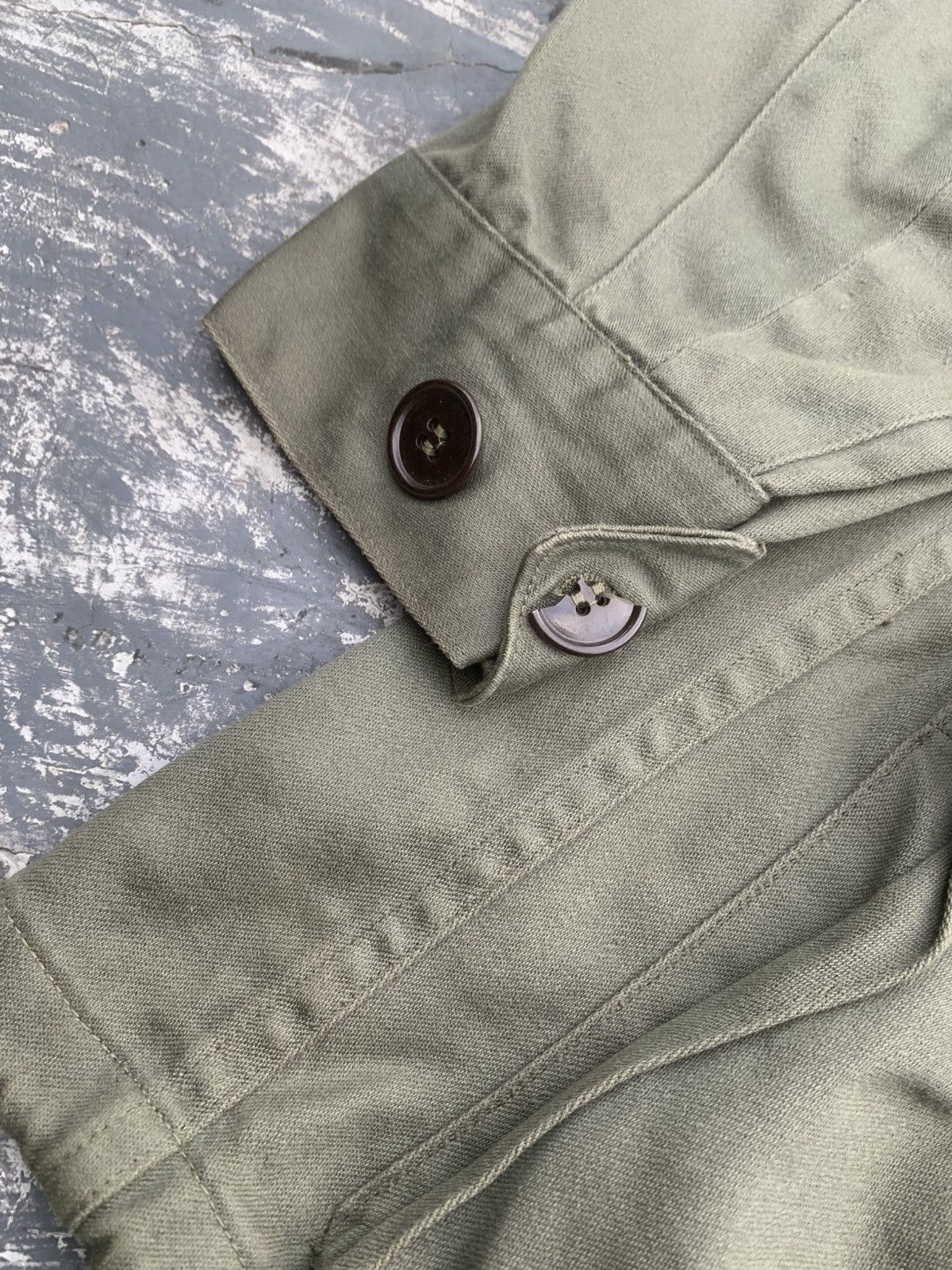 Vintage Vintage WW 2 1967 France 🇫🇷 Military Jacket Canvas Size US L / EU 52-54 / 3 - 11 Thumbnail