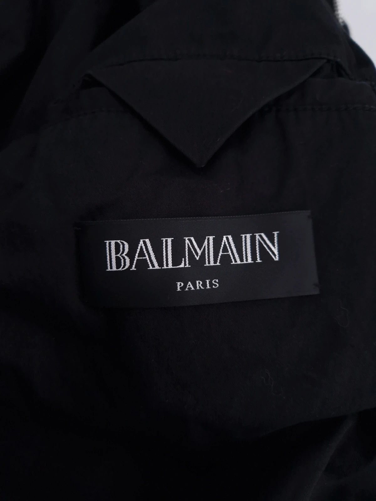 Balmain Balmain Hooded Biker Jacket Made in Japan Size US L / EU 52-54 / 3 - 5 Thumbnail