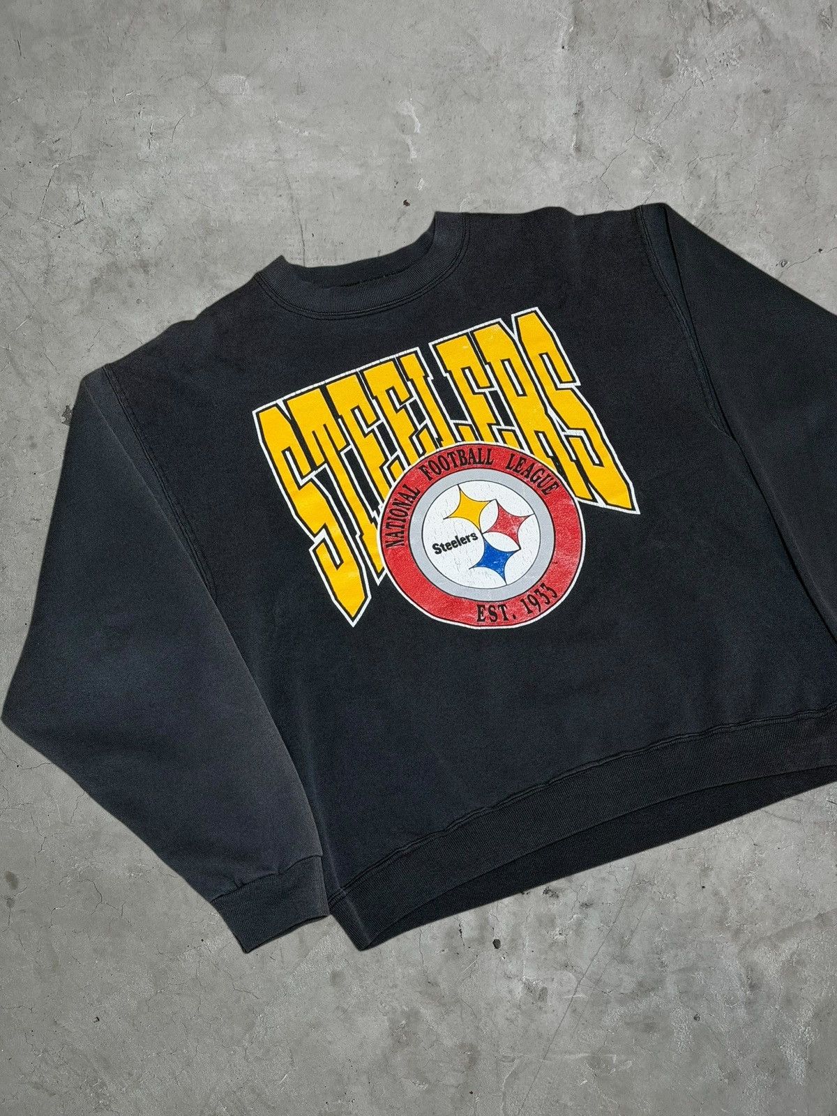 Vintage Vintage Steelers Crewneck Size US L / EU 52-54 / 3 - 3 Thumbnail